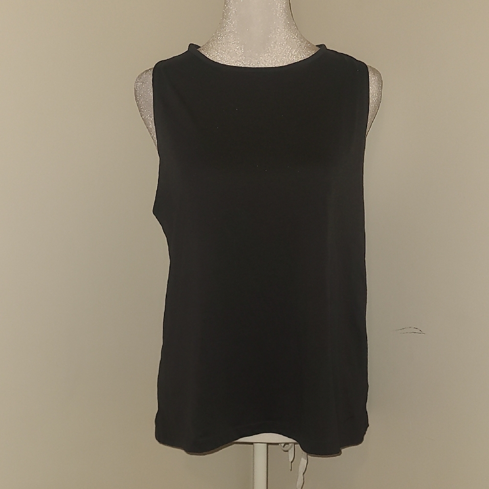 Nike Black Sleeveless Muscle Tee Relaxed Fit